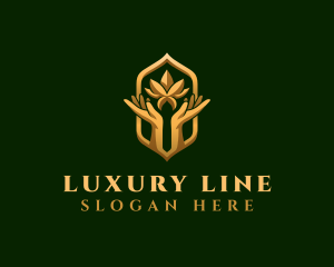 Luxury Lotus Wellness logo design