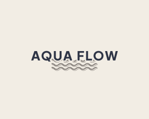 Aqua Ocean Waterpark logo design