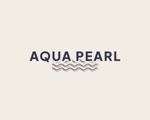 Aqua Ocean Waterpark logo design