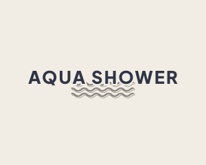 Aqua Ocean Waterpark logo design