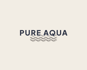 Aqua Ocean Waterpark logo design