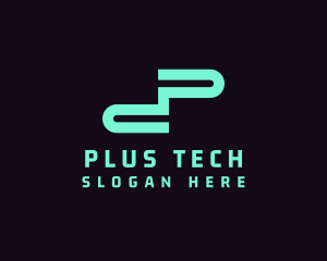 Generic Tech Letter P logo design