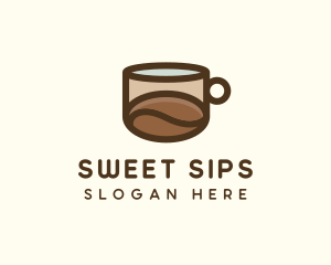 Coffee Bean Cup Cafe logo
