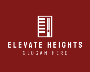 Realty Building Elevator logo design