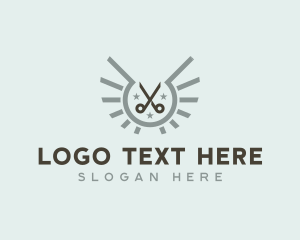 Scissors Barber Hairdresser logo