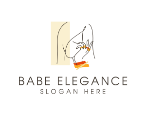 Elegant Woman Jewelry  logo design