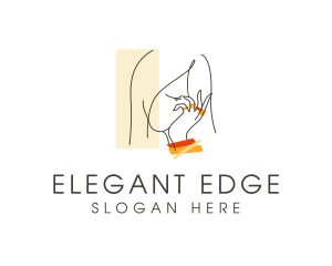 Elegant Woman Jewelry  logo design