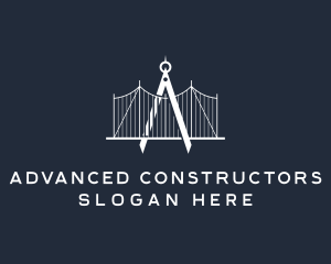 Architecture Compass Bridge logo design