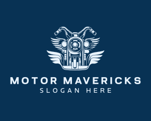 Motorcycle Rider Transport logo design