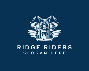 Motorcycle Rider Transport logo design