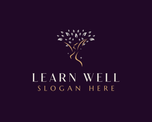 Woman Wellness Tree logo design