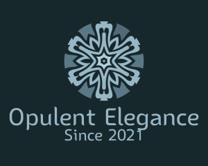 Baroque  Centerpiece Pattern logo design