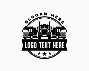 Logistics Cargo Vehicle Logo