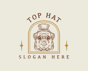 Vintage Dog Grooming logo design