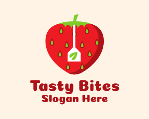 Strawberry Fruit Teabag Logo