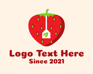 Filter - Strawberry Fruit Teabag logo design