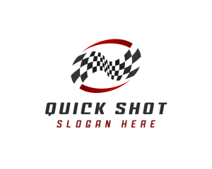 Tournament Racing Flag logo design