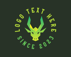 Green Gaming Dragon logo