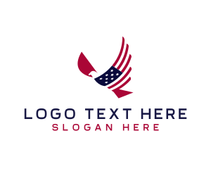 American Eagle Flag Wing logo