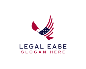 American Eagle Flag Wing logo