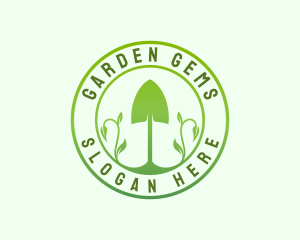  Plant Shovel Gardening logo