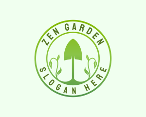  Plant Shovel Gardening logo design