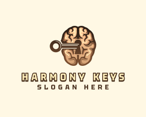 Key Brain Wellness logo design