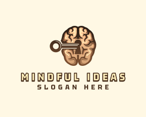 Key Brain Wellness logo design