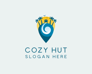 Travel Vacation Resort logo design