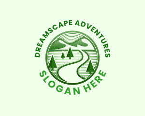 Nature Mountain Adventure logo design