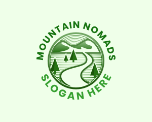 Nature Mountain Adventure logo design