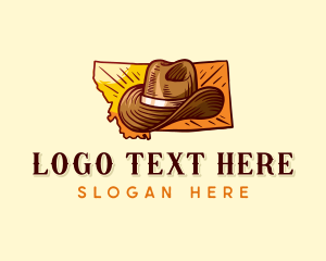 Montana Cowboy Hat logo