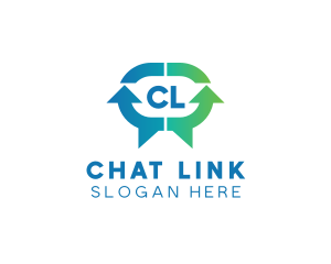 Social Tech Chat logo design