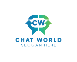 Social Tech Chat logo design