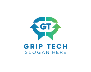 Social Tech Chat logo design