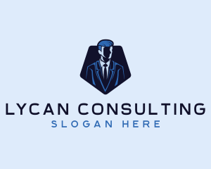 Professional Suit Man logo design