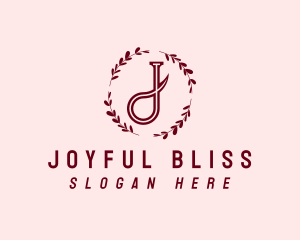 Simple Feminine Letter J  logo design