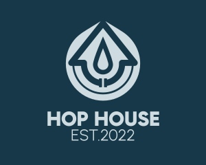 Water Supplier House  logo design