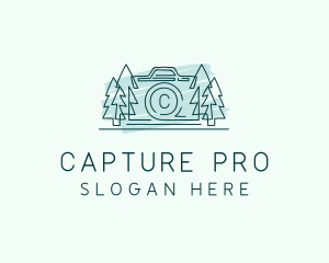 Pine Tree Camera logo design