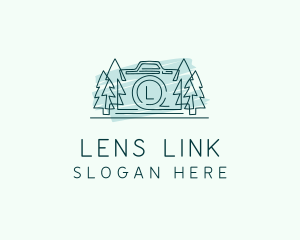 Pine Tree Camera logo design