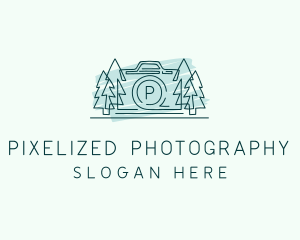 Pine Tree Camera logo design