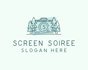 Pine Tree Camera logo design