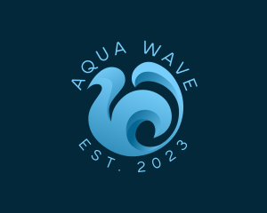 Wave Startup Company logo design