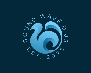 Wave Startup Company logo design