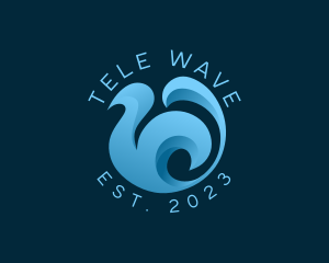 Wave Startup Company logo design