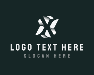 Creative Agency Studio Letter X logo