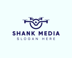 Media Flying Camera logo design