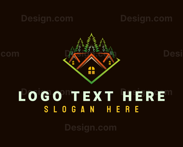 Outdoor Forest House Logo