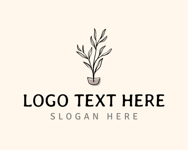 Potted logo example 1