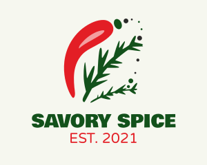 Spicy Herbs Restaurant logo design